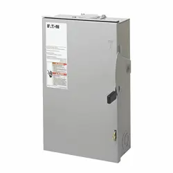 EATON DG SERIES NON-FUSIBLE RAINPROOF SAFETY SWITCH, 240V, 60A, 3 POLE