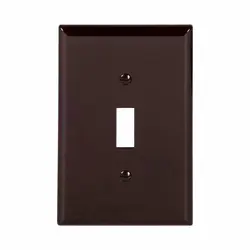 EATON PJ1B EWD PJ1B WALLPLATE 1G TOGGLE POLY M