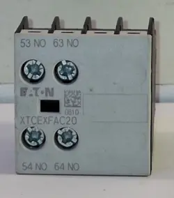 1 NEW EATON XTCEXFAC20 AUXILIARY CONTACT NNB ***MAKE OFFER***