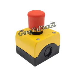 1PCS NEW FOR EATON MOELLER EMERGENCY STOP BUTTON BOX M22-PV/KC02/IY 2NC