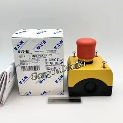 1PCS NEW FOR EATON MOELLER EMERGENCY STOP BUTTON BOX M22-PV/KC11/IY