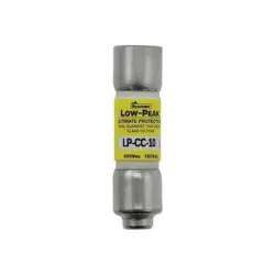 EATON BUSSMANN LP-CC-10 UL CLASS FUSE, CC CLASS, LP-CC SERIES, TIME-DELAY, 10A,