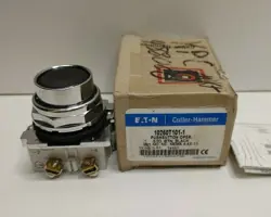 NEW OLD STOCK! EATON CUTLER-HAMMER SER.A1 BLACK PUSH BUTTON 10250T101-1