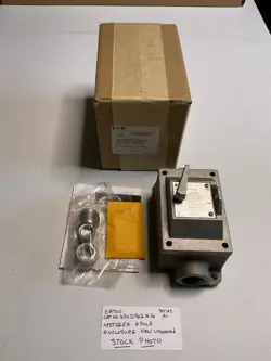 NEW EATON 654D962G16 SERIES A1 MST02EH 2 POLE EP ENCLOSURE 