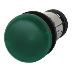EATON C22-L-G-24 RAISED INDICATOR LIGHT,GREEN,24VAC/DC