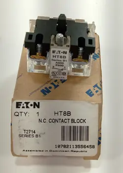 1 NEW EATON HT8B SERIES B1 NC CONTACT BLOCK NIB ***MAKE OFFER***