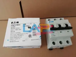 1PCS NEW FOR EATON CIRCUIT BREAKER FAZ-C50/3 3P 50A