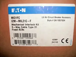 EATON KLOCKNER MOELLER IZM-MIL31C-F MI31FC INTERLOCK KIT TYPE 31 - 24 AVAILABLE