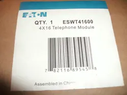 EATON ESWT41600 4X16 TELEPHONE MODULE - 4 AVAILABLE