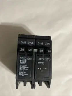 EATON BQC2502120 20A 50A