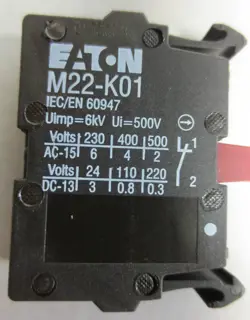 1PC EATON CONTACT BLOCK M22-K01 NEW FAST SHIPPING