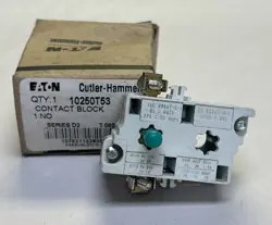 EATON CUTLER-HAMMER,10250T53,CONTACT BLOCK NEW
