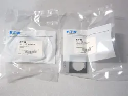 EATON CUTLER (E22NS26) OPEN/CLOSE RECTANGULAR ALUMINUM LEGEND PLATE - LOT OF 2