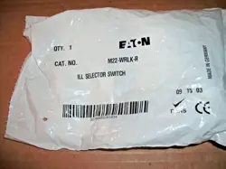 EATON M22-WRLK-R RED ILLUMINATED SELECTOR SWITCH OPERATOR