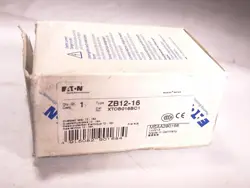 EATON MOELLER ZB12-16 OVERLOAD RELAY 12-16A XTOB016BC1 290168 - 2 AVAILABLE