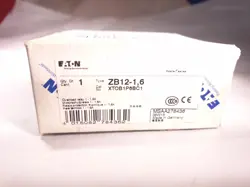 EATON MOELLER ZB12-1,6 OVERLOAD RELAY 1-1.6A XTOB1P6BC1 278436