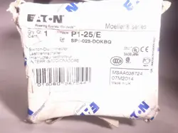 EATON MOELLER P1-25/E ROTARY DISCONNECT SWITCH SP1-025-DOKBQ 038724 GENUINE