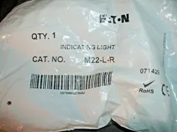 EATON M22-L-R INDICATING LIGHT