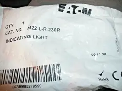 EATON M22-L-R-230R RED LED 230V INDICATING LIGHT
