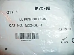 EATON M22-DL-R RED ILLUMINATED PUSHBUTTON - 18 AVAILABLE