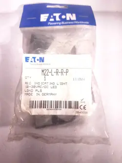 EATON MOELLER M22-L-R-R-P INDICATING LIGHT RED 12-30VAC/DC LED