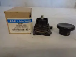 NEW EATON/CUTLER-HAMMER E34LB1 CORROSION RESIST MUSHROOM BLACK HEAD PUSH BUTTON 