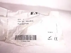 EATON M22-DR-S BLACK PUSH BUTTON SWITCH OPERATOR - 2 AVAILABLE