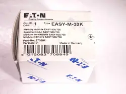 EATON MOELLER EASY-M-32K VERSION 01 MEMORY MODULE 600/700 270884 - 3 AVAILABLE