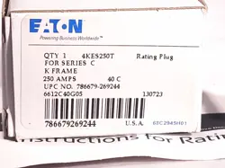 RATING PLUG FOR