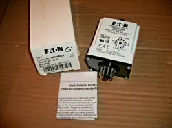 EATON TMR5W0824 WATCHDOG 24V AC/DC 0.6 - 60 SECOND TIME DELAY RELAY -3 AVAILABLE