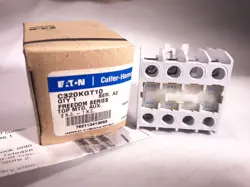 EATON CUTLER HAMMER C320KGT10 SER A2 TOP MOUNTED AUXILIARY CONTACT 2NO - 1NC