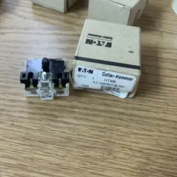 LOT OF 5 EATON/CUTLER HAMMER HT8B SERIES B1 CONTACT BLOCK SEE PICS