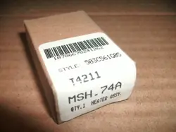EATON CUTLER HAMMER MSH3.74A THERMAL OVERLOAD HEATER
