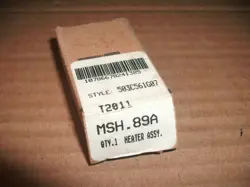 EATON CUTLER HAMMER MSH.89A 503C561G07 THERMAL OVERLOAD HEATER - 4 AVAILABLE