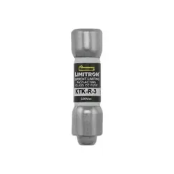 EATON BUSSMANN KTK-R-3 UL CLASS FUSE, CC CLASS, KTK-R SERIES, FAST-ACTING, 3A,