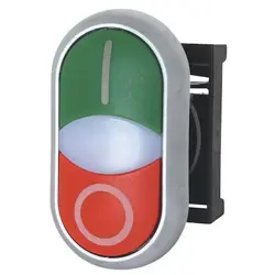 EATON M22-DDL-GR-X1-X0 NON-ILLUMINATED MULTIHEAD OPERATOR, 22 MM, OVAL