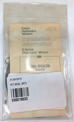 1 NEW EATON 605390 S SERIES CHAR-LYNN MOTORS SEAL KIT NNB ***MAKE OFFER***