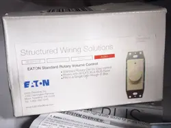 EATON ESWA200CA A-BUS STANDARD ROTARY VOLUME CONTROL ALMOND