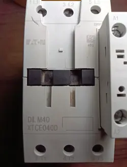 EATON XTCE040DS1A DIL M40, CONTACTORS 3P 40A 120V 50/60HZ D FRAME 1NO 1NC