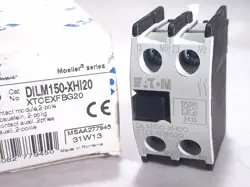 EATON MOELLER DILM150-XHI20 AUXLIARY CONTACT 2P 2NO XTCEXFBG20 277945 - 6 AVAIL