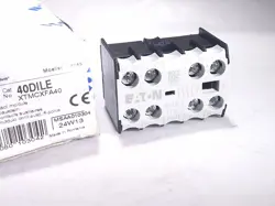 EATON MOELLER 40DILE XTMCXFA40 AUXILIARY CONTACT 4P 4NO 010304 - 5 AVAILABLE