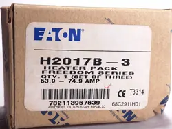 EATON CUTLER HAMMER H2017B-3 53.9-74.9A FREEDOM SERIES HEATER PACK