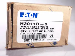 EATON CUTLER HAMMER H2011B-3 9.14-14A FREEDOM SERIES HEATER PACK