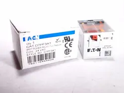 EATON D7PF3AT 3PDT POWER RELAY 24VAC COIL - 17 AVAILABLE