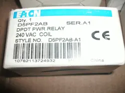 EATON D5PF2AB POWER RELAY 24VDC COIL - 4 AVAILABLE