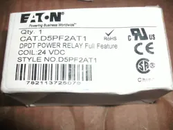 EATON D5PF2AT1 POWER RELAY 24VDC COIL - 4 AVAILABLE