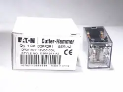 EATON D2PR2R1 DPDT POWER RELAY 12VDC COIL - 2 AVAILABLE