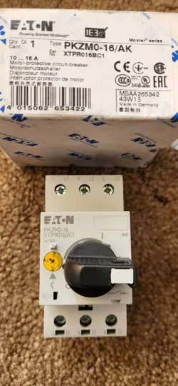 EATON PKZM0-16/AK MOTOR-PROTECTIVE CIRCUIT BREAKER XTPR016BC1 690V 10-16A NSMP