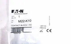 EATON M22-K10 CONTACT BLOCK 1 NO M22-K1O - 20 AVAILABLE