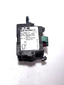 EATON M22-K01SMC10 SELF MONITORING CONTACT BLOCK NC M22K01SMC10 - 14 AVAILABLE